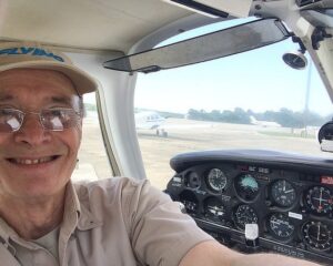 Polishing flights in a USAF Piper Arrow.