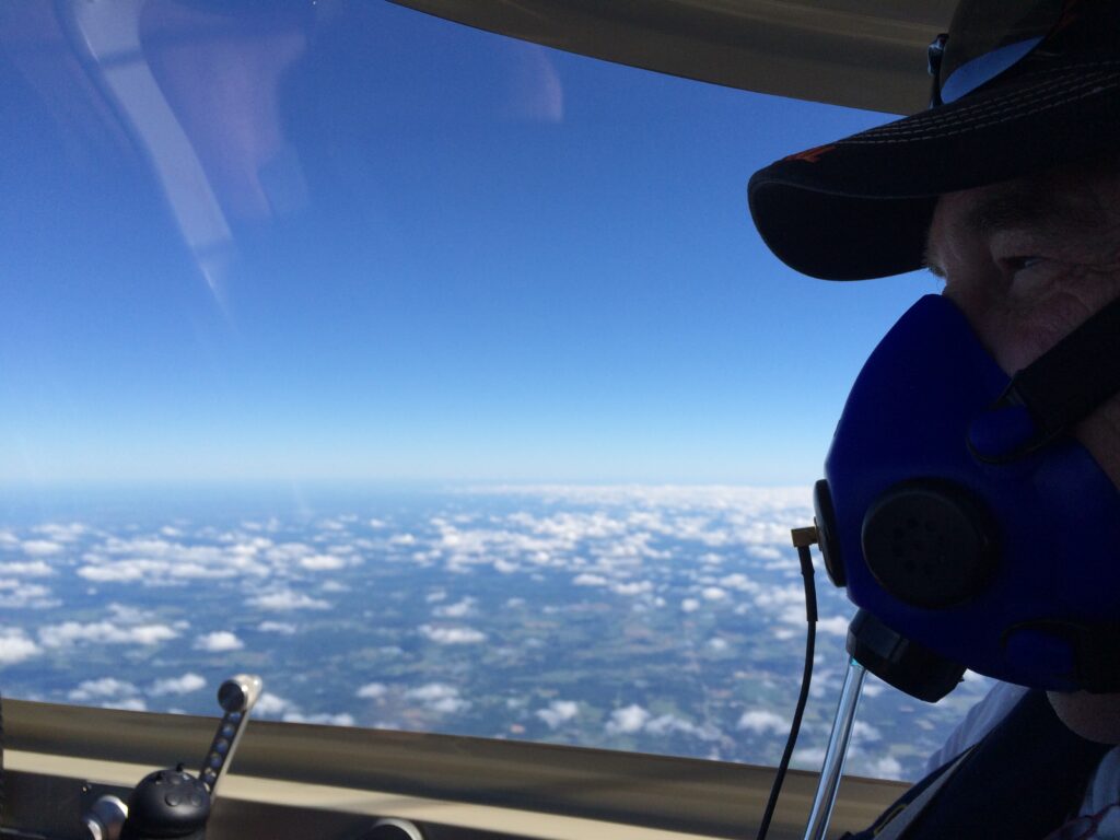 N71RJ SuperSeawind at 17,000'