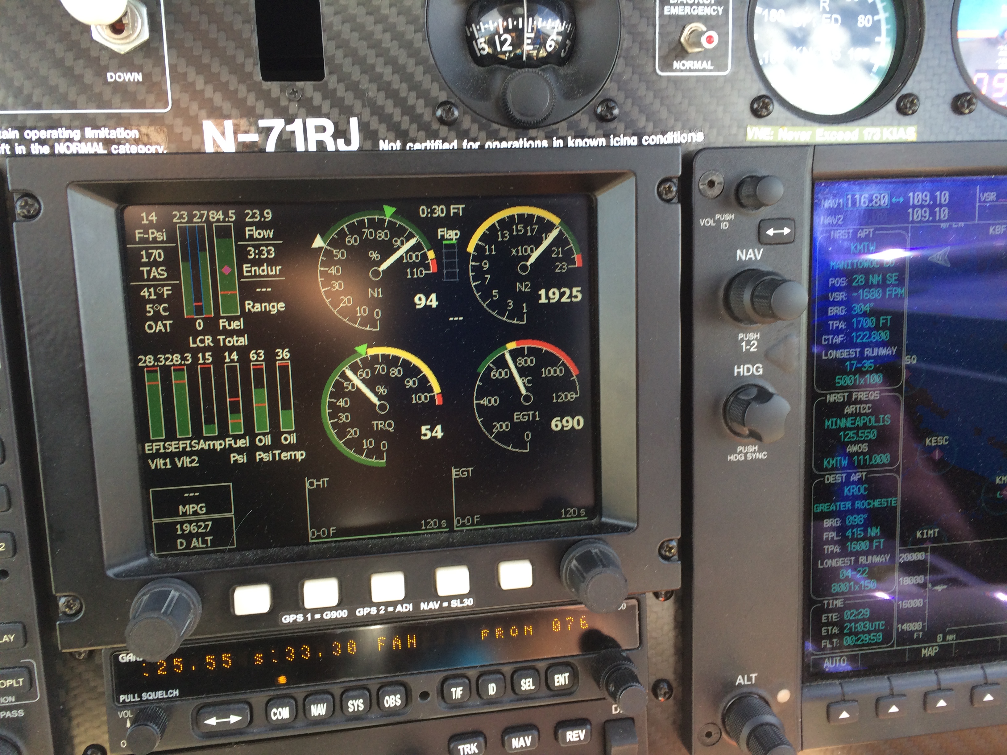 GRT EIS at 17,000'