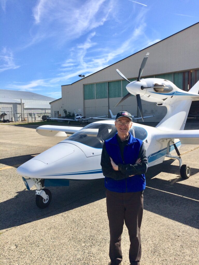 Pilot Steve Wightman Preps N71RJ for flight. Steve Wightman Prepares his Super Seawind amphibian, N71RJ, for flight.